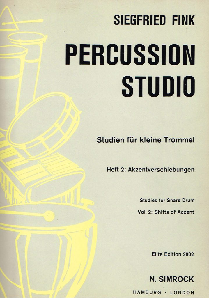 Siegfried Fink - Studien für kleine Trommel Heft 2