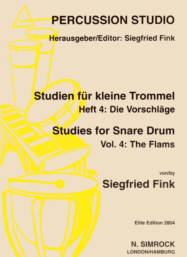 Siegfried Fink - Studien für kleine Trommel Heft 4